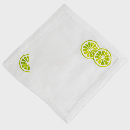 Lime Slice Coaster set/4