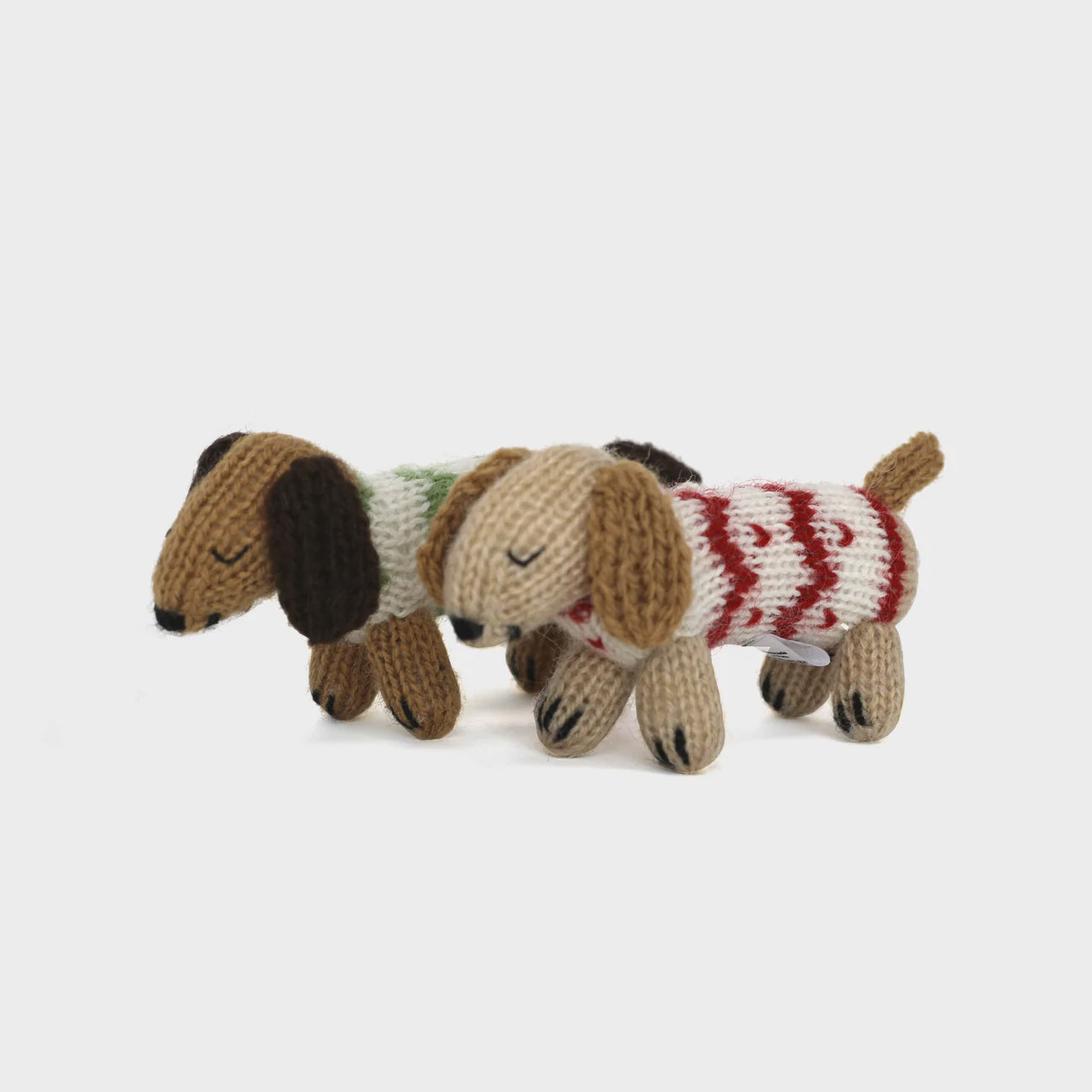 Dachshund in Holiday Sweater Ornament