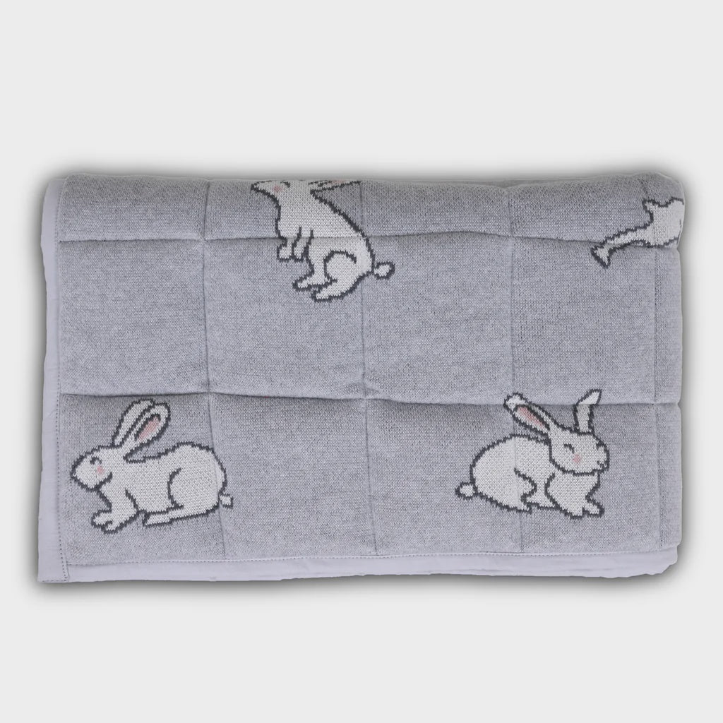 Bunny Quilted Knit Playmat