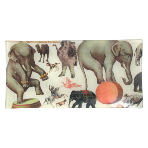 Barnums White Elephant 6 x 12" Pencil Tray