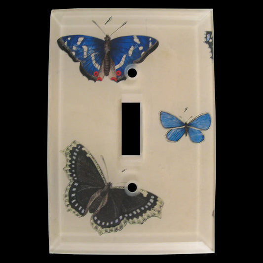Blue Butterflies Switch Plate Cover