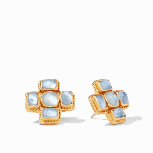 Savoy Earring Gold Iridescent