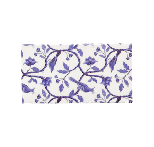 Chinoiserie, Navy, 4" Matchbox