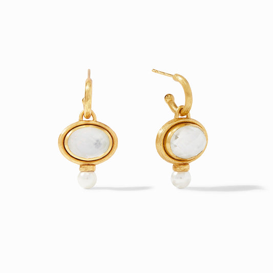 Simone Hoop & Charm Earring