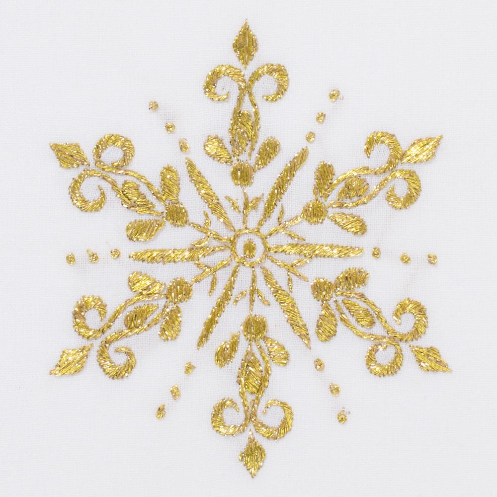 Snowflake Gold Hand Towel