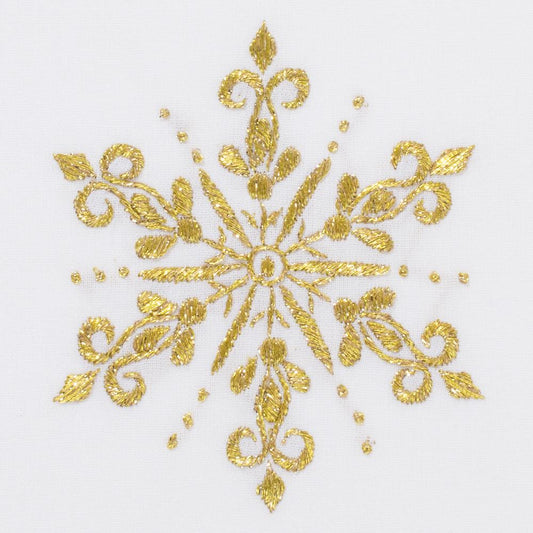 Snowflake Gold Hand Towel