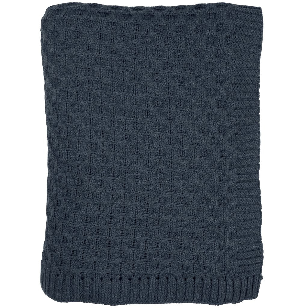 Honeycomb Knitted Throw