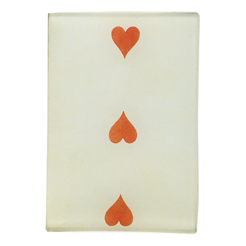 3 of Hearts 3.5 x 5" Tiny Rect. Tray