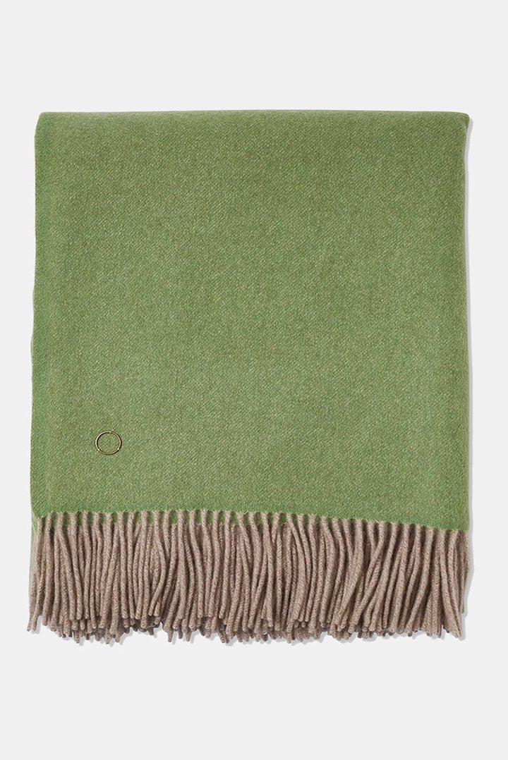 Green sales cashmere throw