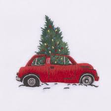 Christmas Tree Car Tissue Cover