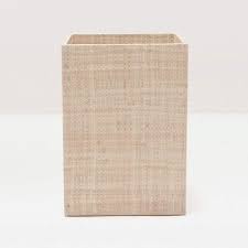 Ghent Natural Square Wastebasket