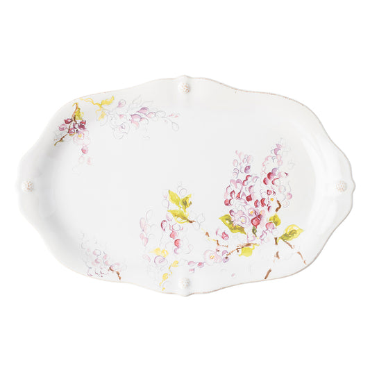 Berry & Thread Floral Sketch Wisteria 16" Platter