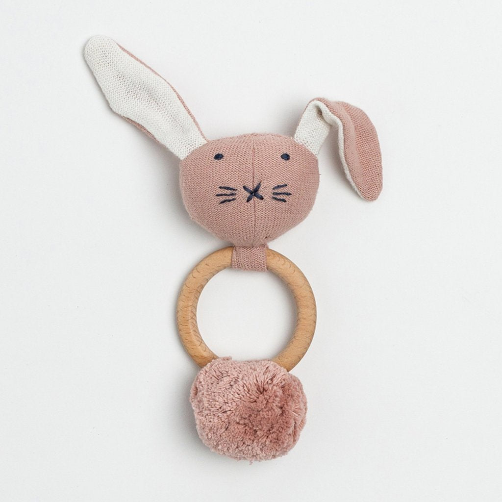 Organic Cotton Bunny Rattle