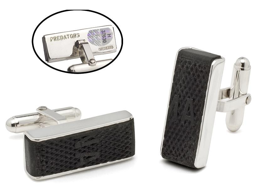 Nashville Predators Game Used Puck Edge Cuff Links