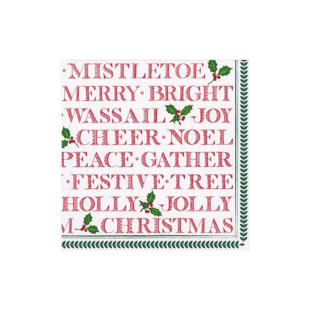 Yuletide Cheer Cocktail Napkins