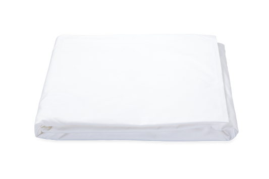 Ceylon Queen 17" Pocket Fitted Sheet - White