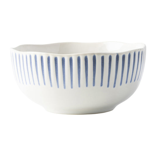 NEW Sitio Stripe  Cereal/Ice cream Bowl Delft Blue