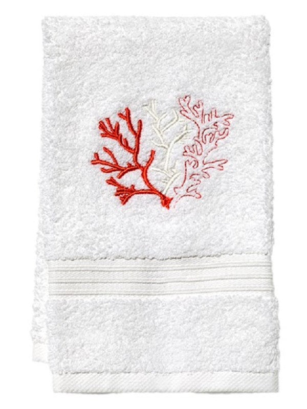 Terry Guest Towel - Coral