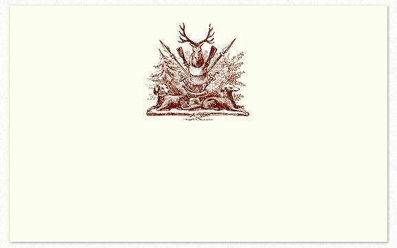 Hunting Crest Place Cards