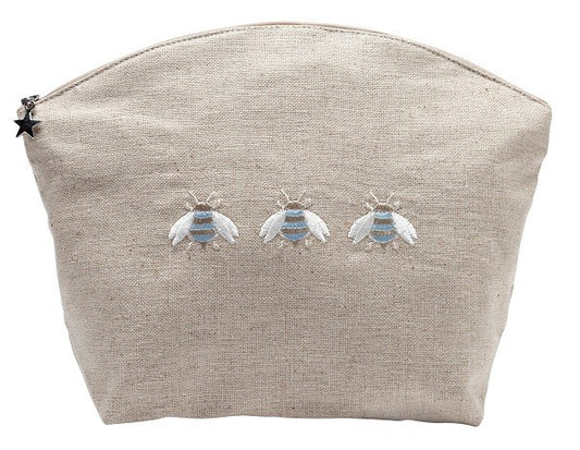 Natural Cosmetic Bag - Three Napolean Bees