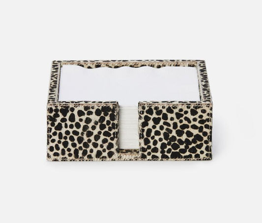 Bandar Cheetah Print Cocktail Napkin Tray