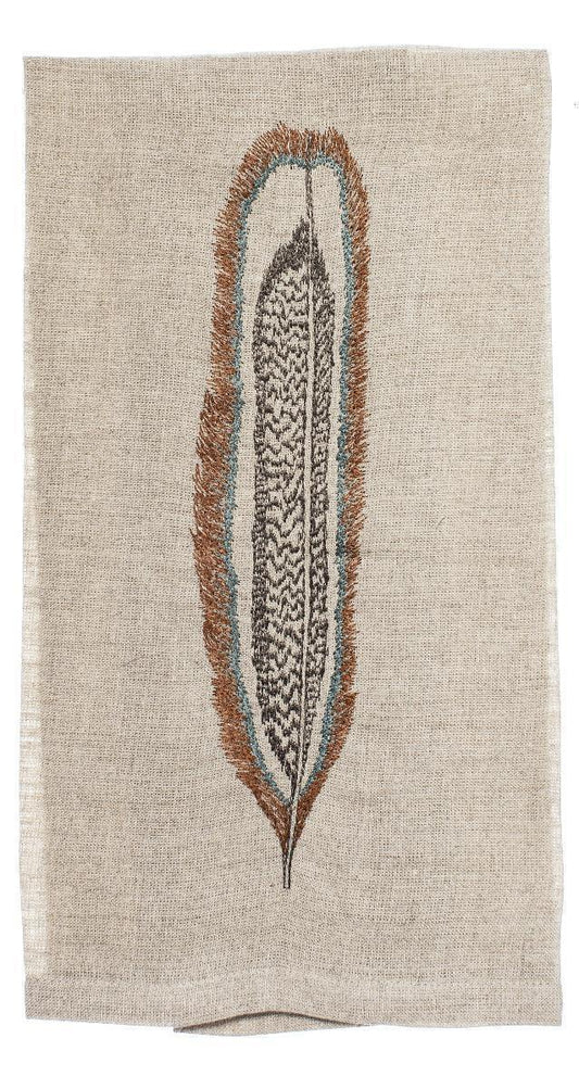 Hawk Feather Tea Towel