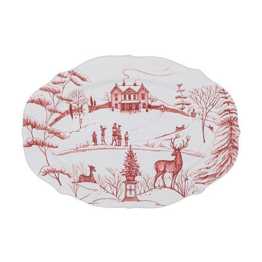 Country Estate Winter Frolic 8" Tray