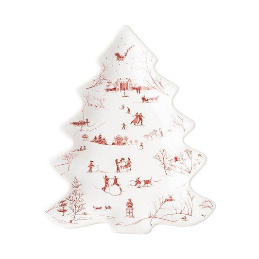 Country Estate Winter Frolic Ruby Small Tree Tray