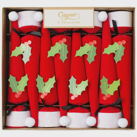 Santa Hat Christmas Cone Crackers