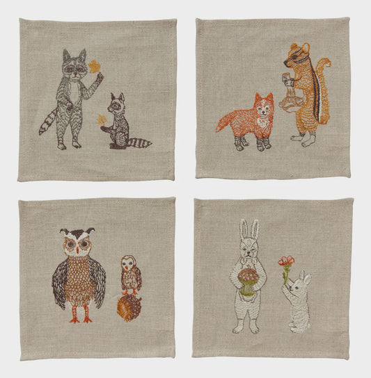 Foragers Cocktail Napkin Set DISC