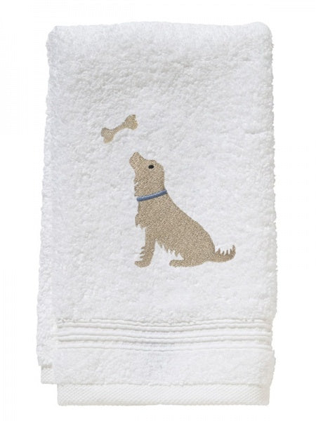 Terry Guest Towel - Yellow Lab & Bone