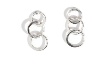 Mini Triple Circle Earrings