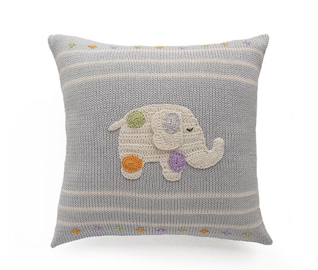 Polka Dot Elephant Pillow