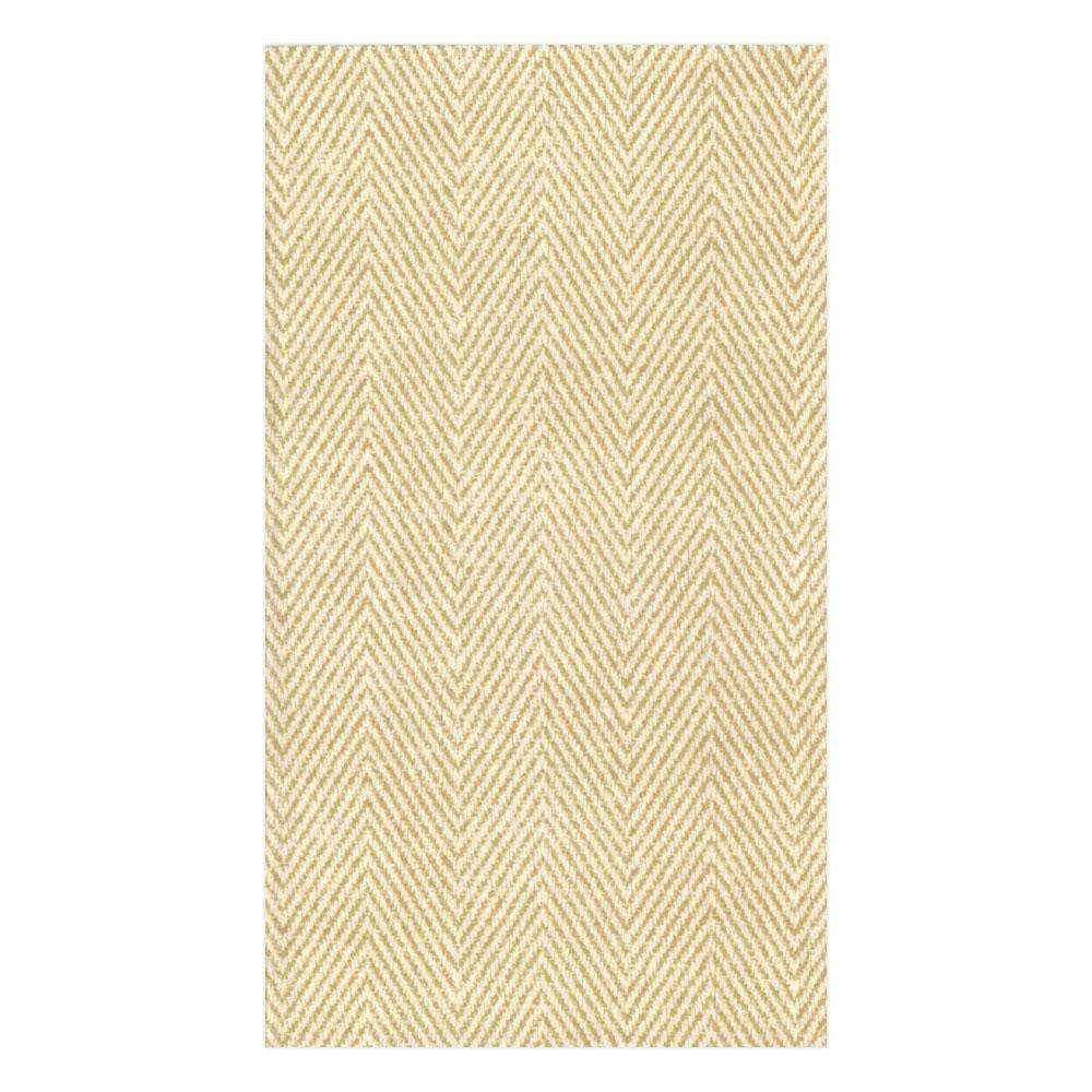 Jute Natural Paper Linen Guest Towels