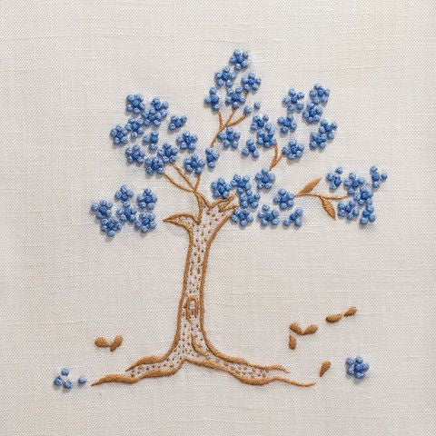 Jacaranda Blue Hand Towel