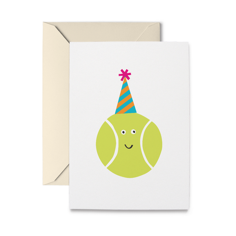 Tennis Ball Birthday Card