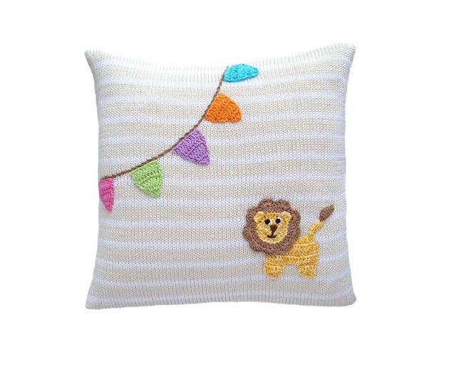 Lion Flag Pillow