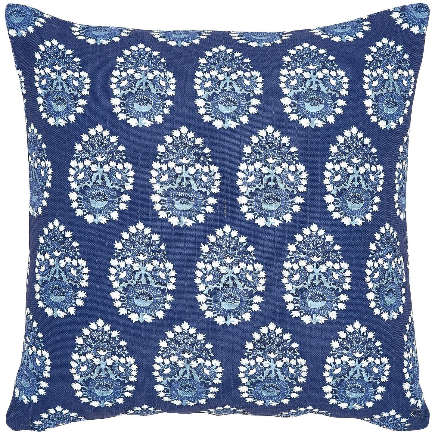 Diwan Indigo Outdoor Decorative Pillow with Insert