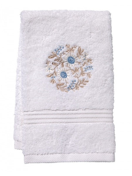 Terry Guest Towel - Flower Wheel Beige