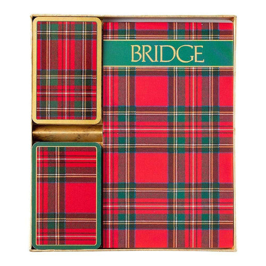 Plaid Bridge Gift Set - Large Type
