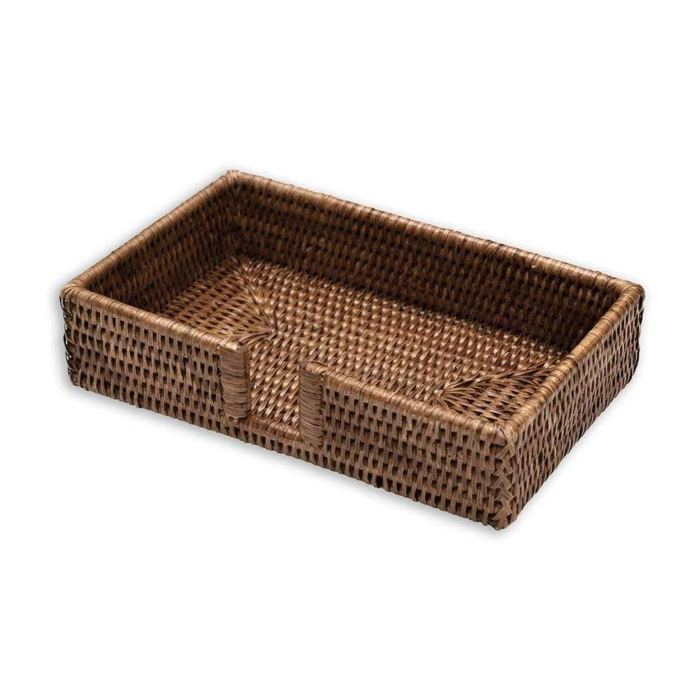 Rattan Guest Towel Napkin Holder