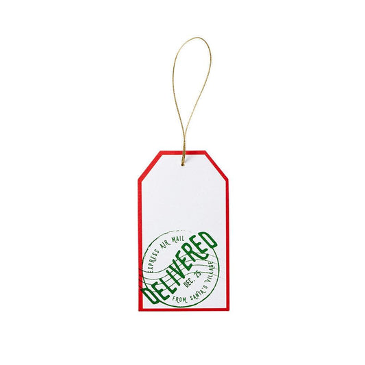 Delivered Dec. 25 Hanging Gift Tag