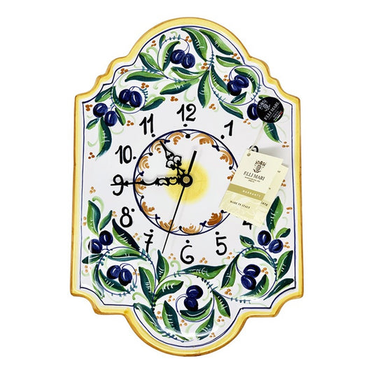 Wall Clock 36 CM Dec. Olive