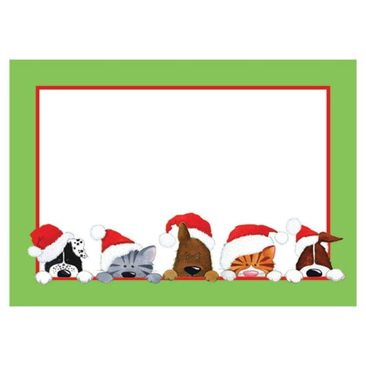 Christmas Peek A Boo Name Labels