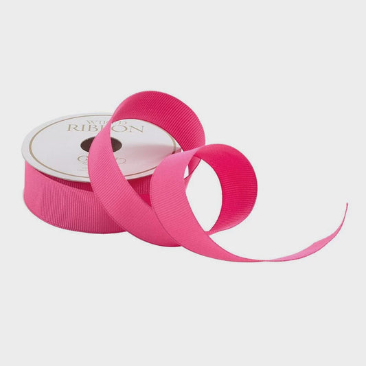 Grosgrain Fuchsia Narrow Ribbon