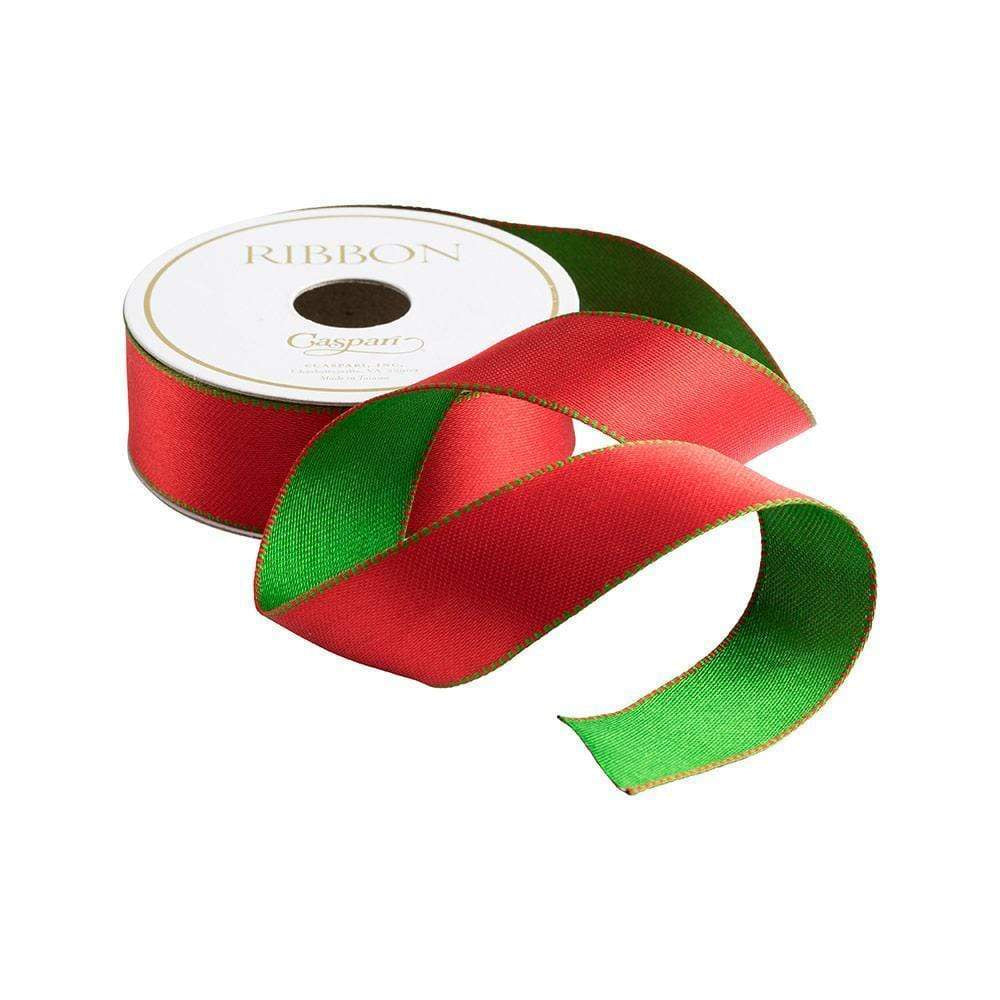 Satin Red/Green Reversible Ribbon