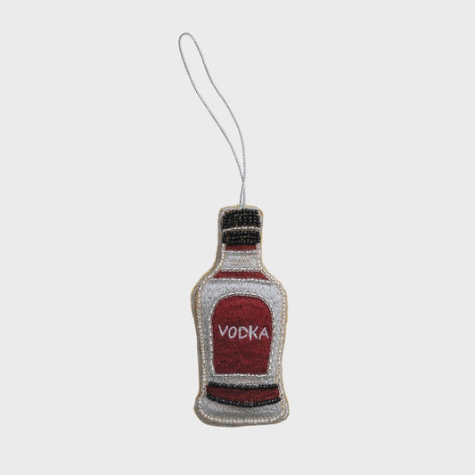 Fabric Vodka Ornament